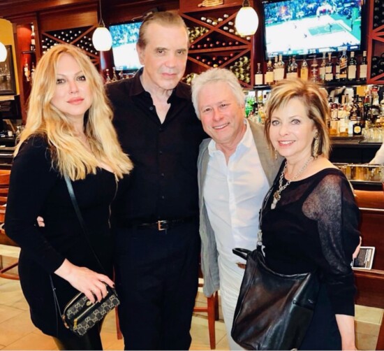 Gianna and Chazz Palminteri with friends Alan and Janis Menken