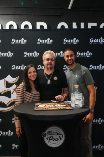 Jigz & Roshni Patel & Guy Fieri