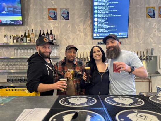 (Left to right): Bartenders Brad, Du' Waun, Jo, and Dre'