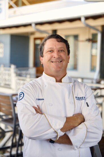 Chef Bill Briand of Fisher's is known all over for his gourmet skills. 