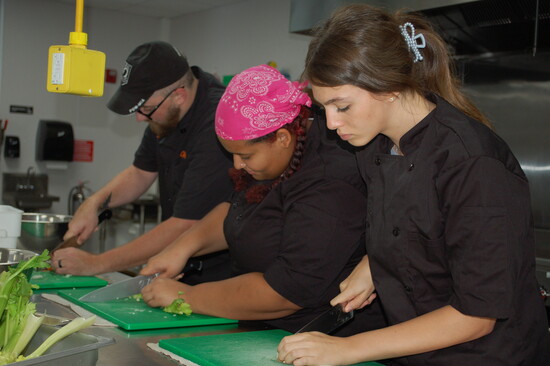 Head down work creates discipline in the kitchen at Spruce Creek High