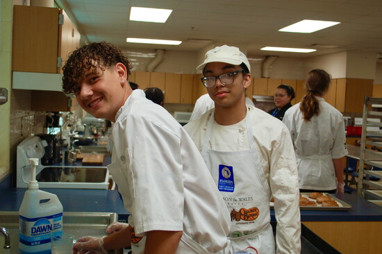 Students at Mainland High enjoy the culinary program