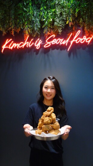 Classic K-Crispy Fried Chicken, Kimchi Red