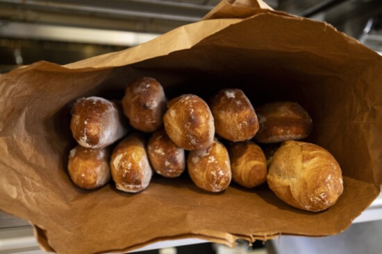 Baguettes ready to serve