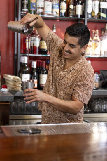 Bartender Andrew Amaro 