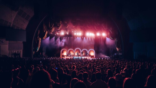 Performing at Radio City Music Hall. Photo by Stone Wertz.