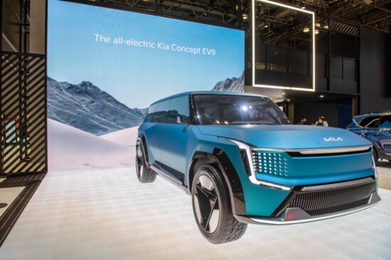 The All-Electric Kia Concept EV9 at New York International Auto Show