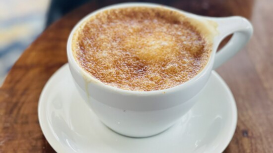 Creme brulee latte is a Sip | Stir favorite.