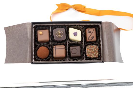 Open box of Gearhart's Chocolates. Photo Credit: Jen Fariello