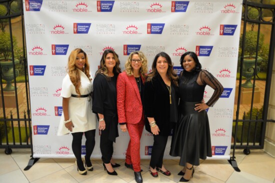 2018 keynote speaker Lucinda Cross with Maureen Newlove, Kitt Shapiro, Robin Selden, Shantana Maye.