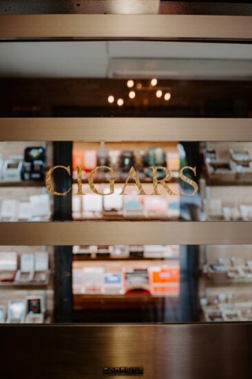 Smokers Abbey's humidor is housed in an original bank vault 