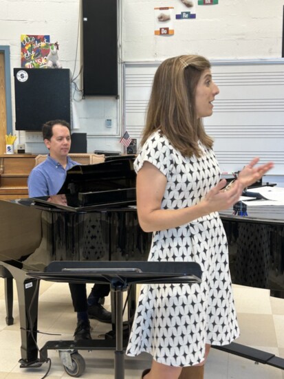 Choral director Lauren Pine.