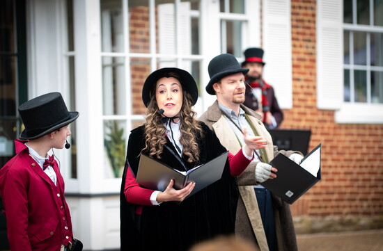 Nothing beats caroling in an historic town.