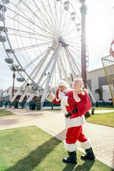 Be on the lookout for Santa at The Wharf this season!