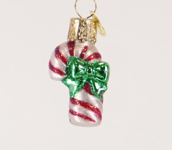 Old World Christmas Mini Candy Cane Ornament