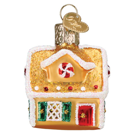  Old World Christmas Mini Gingerbread House Ornament