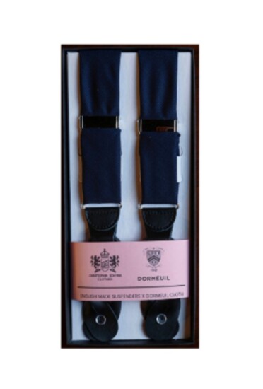 Christopher Schafer Clothier x Dormeuil Handmade English Suspenders