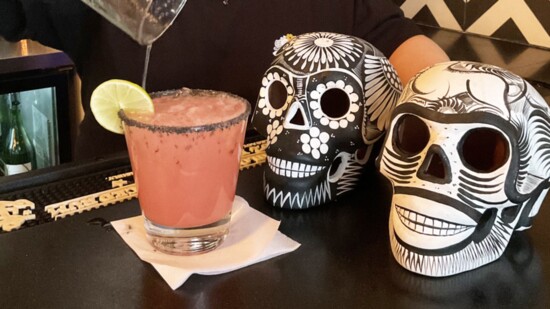 Miriam Wallauer pours a La Cantina Margarita