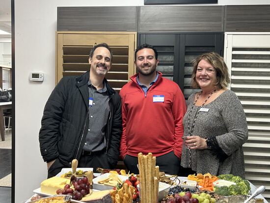 Dr. Michael Dellaria, Zack Zare, Andrea Zare 