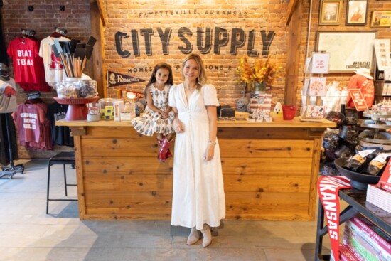 City Supply Owner, Kirsten Morman, with daughter Hattie Bo