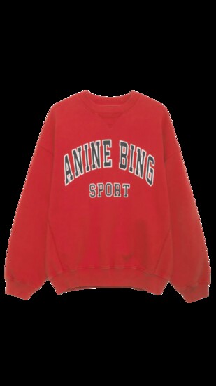 ANINE BING JACI SWEATSHIRT $220