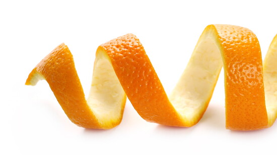 Orange peel.