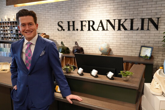 James Bower Jr., President of S.H. Franklin Menswear. Photo Credit: James Lisowski