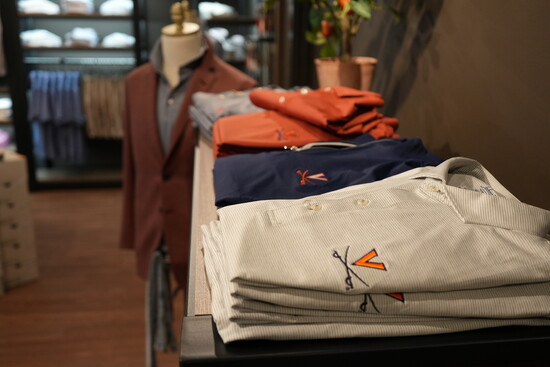 University of Virginia menswear at S.H. Franklin Menswear in Charlottesville. Photo Credit: James Lisowski