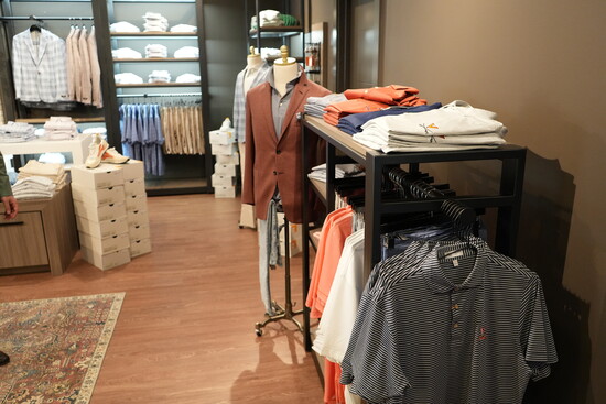 University of Virginia menswear at S.H. Franklin Menswear in Charlottesville. Photo Credit: James Lisowski