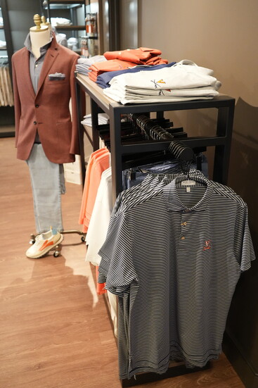 University of Virginia menswear at S.H. Franklin Menswear in Charlottesville. Photo Credit: James Lisowski