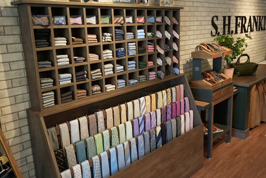 Interior of S.H. Franklin Menswear in Charlottesville. Photo Credit: James Lisowski