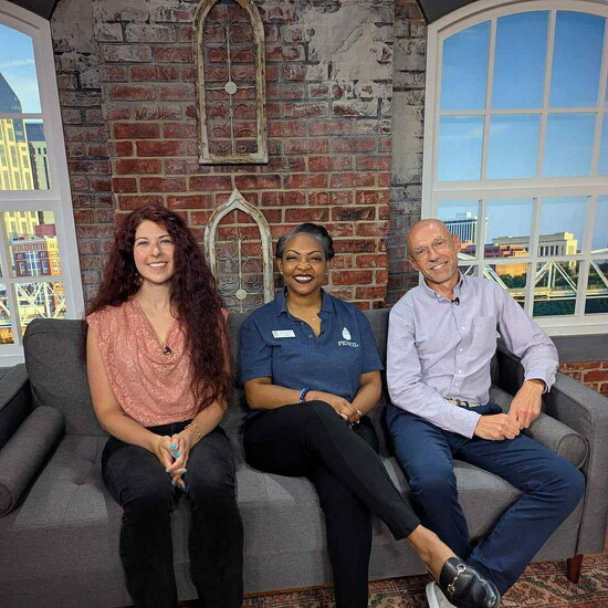 Sam Bogle, Talent Manager, co-founder of Red Phoenix Events, Christiane Buggs, and Blake McDaniel.
