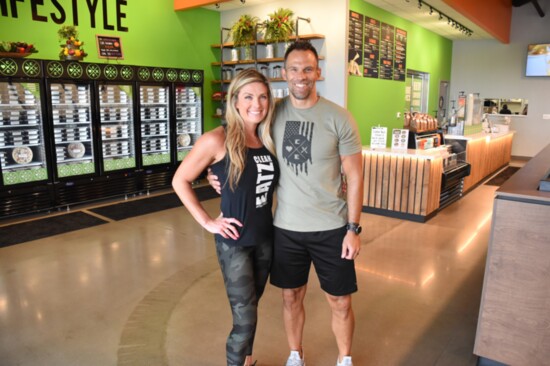 Andrea + Adam Dobrozsi, owners of Clean Eatz in West Chester