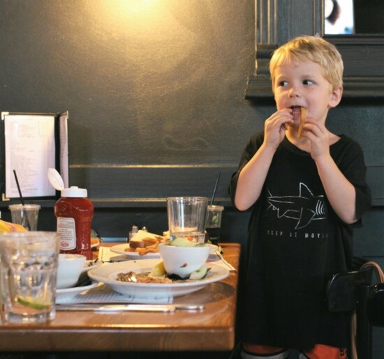 Matthew, 4 at Frisco Barroom, Webster Groves