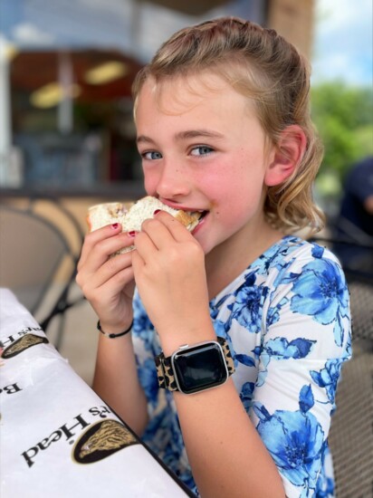 Clara at Vitale's Deli, Glendale 