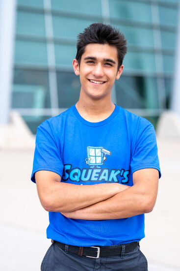 Jordan DiMercurio founded Squeaks when he was 16.