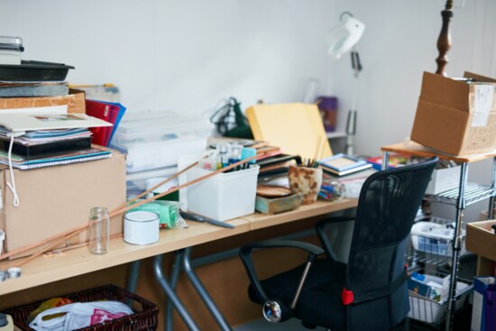 A cluttered workspace keeps people from being their most productive.