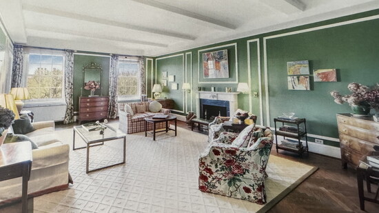 Before: Nine-room apartment filled with a lifetime of memories.