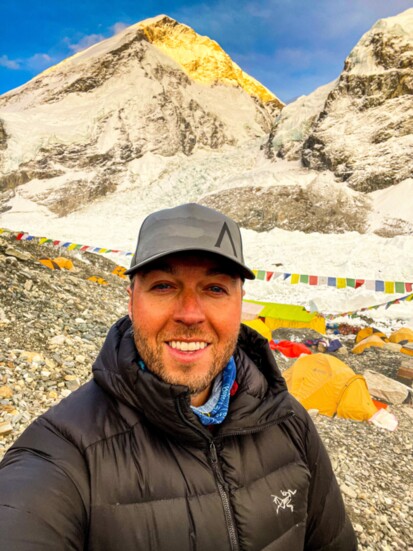 Alpenglow at Everest Base Camp