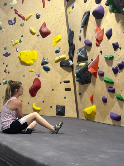 Paige Zapf picks her next route