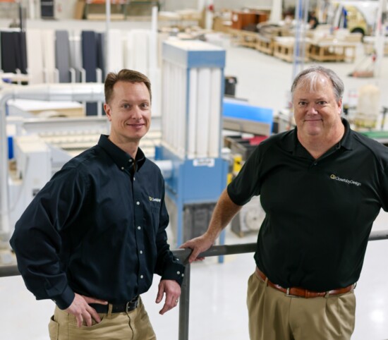 Closets By Design owners Paul Paluch (L) and Jaime Trewartha.