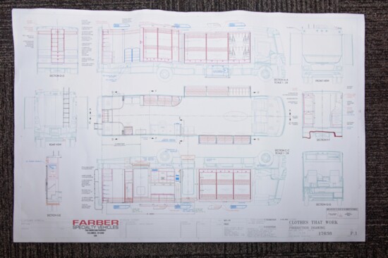 Concept design for the mobile unit. 