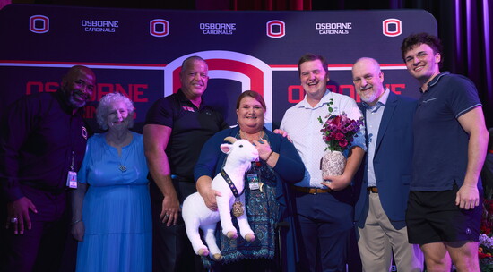Lisa Peacock pictured center