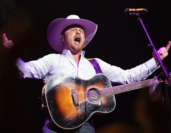 Chris Neave captures Cody during his tour of Australia at Qudos Bank Arena in Sydney