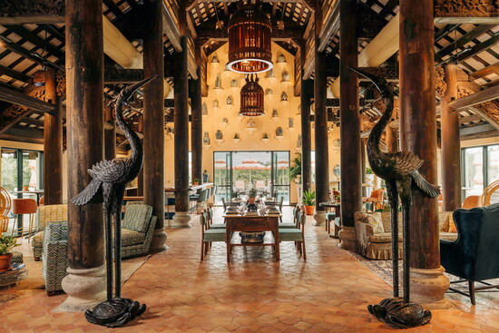 Designed by Kim Hanks and Charlotte Smiley, Folklore celebrates global craftsmanship within Texas Hill Country.