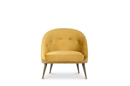 MALAY armchair in yellow tones from Covet House 