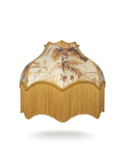 Where the Wildflowers Grow Mustard Fringed Lampshade from Divine Savages 