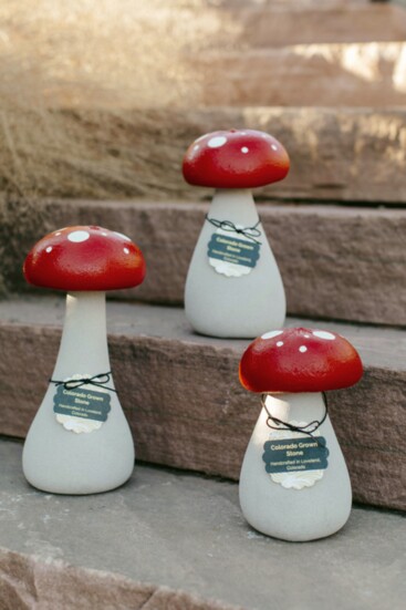 Colorado Grown Stone's beloved concrete mushrooms