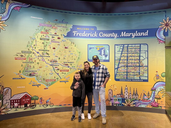 Frederick Visitor Center Map Mural
