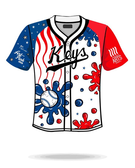Frederick Keys - Art in the Park Jersey